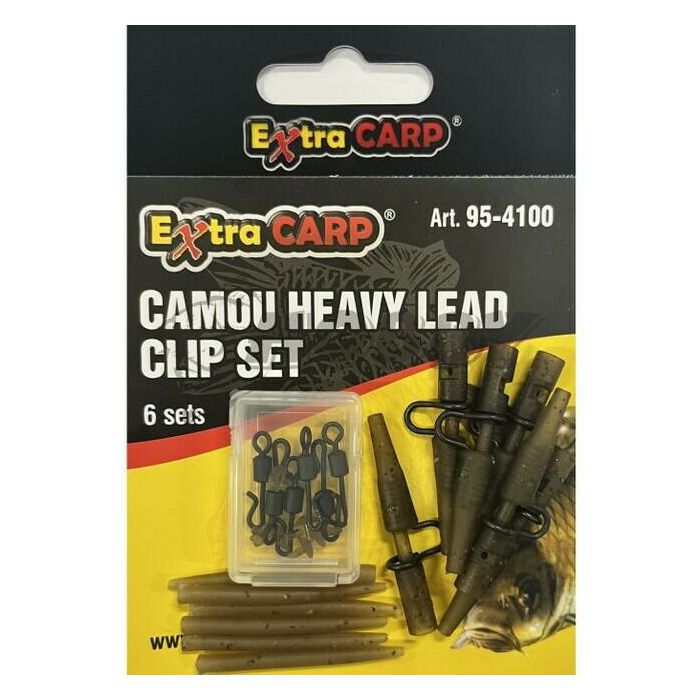 Camouflage Heavy Lead Clips Set