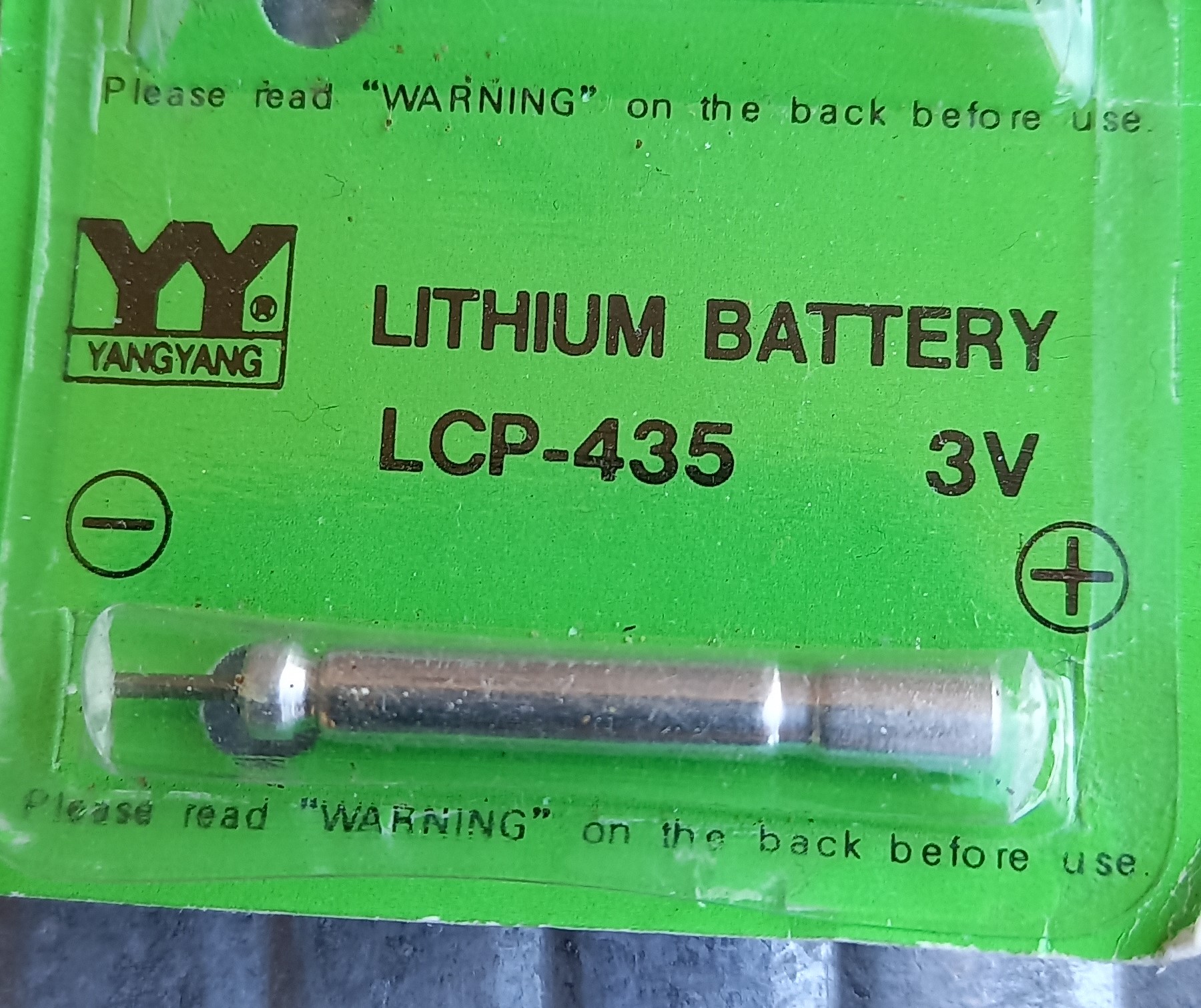 Lithium Batterij LCP435 3V